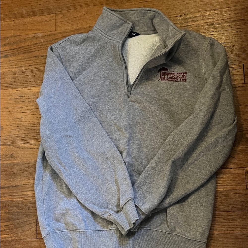Sport-Tek Gray Zip-Up Sweater
